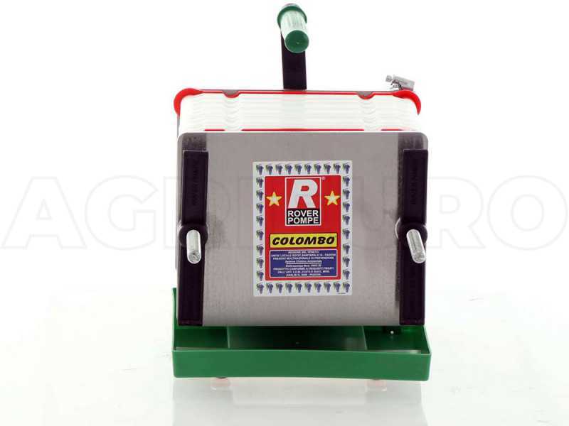 Rover Colombo 18 Inox - Filtre pour filtration vin &agrave; plaques et cartons- structure acier INOX - pompe vin