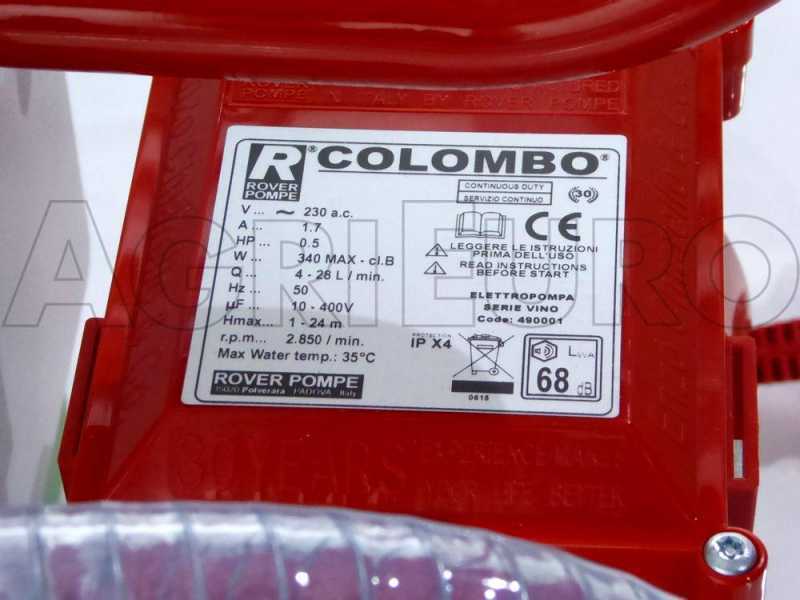 Rover Colombo 6 - Filtre &agrave; cartons et plaques avec pompe en bronze