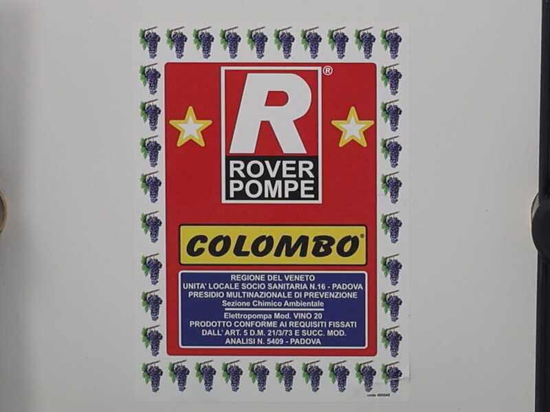 Rover Colombo 6 - Filtre &agrave; cartons et plaques avec pompe en bronze