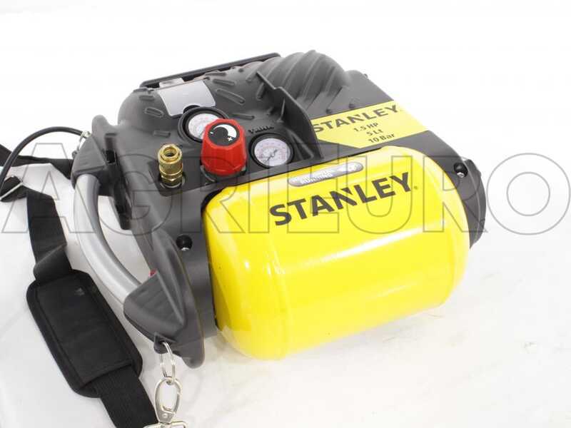 Stanley DN 200/10/5 - Compresseur d'air &eacute;lectrique compact portatif - moteur 1.5 CV - 10 bars