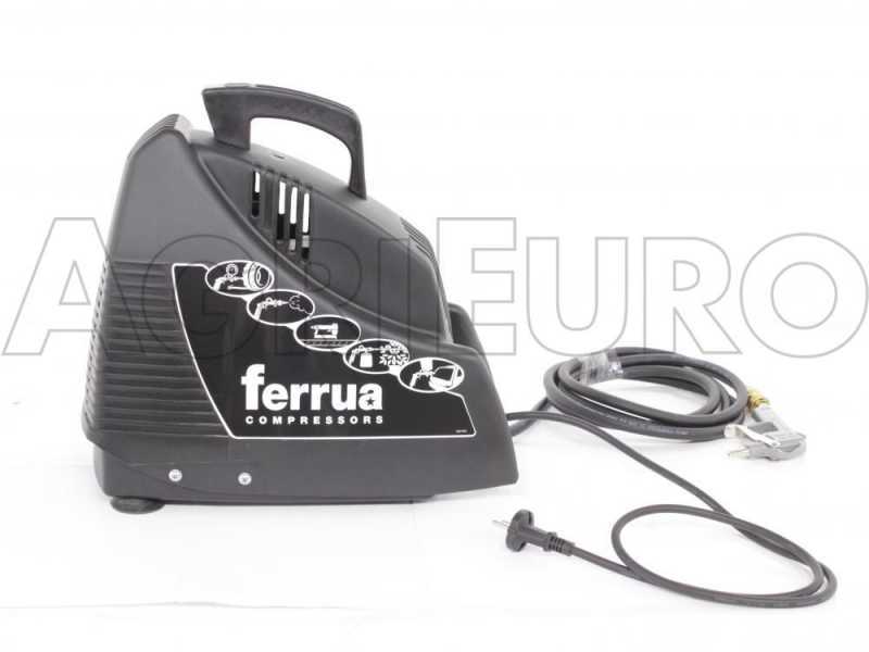 Ferrua Family - Compresseur d'air compact &eacute;lectrique portatif - moteur 1,5 CV oilless