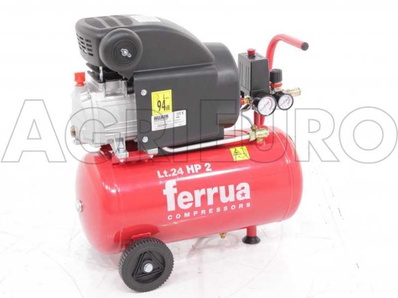 Ferrua RC2/24 - Compresseur d'air &eacute;lectrique sur chariot - moteur 2 CV - 24 L