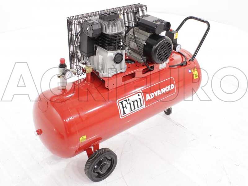 Fini Advanced MK 103-150-3M - Compresseur d'air &eacute;lectrique monophas&eacute; &agrave; courroie - Moteur 3 CV - 150 L