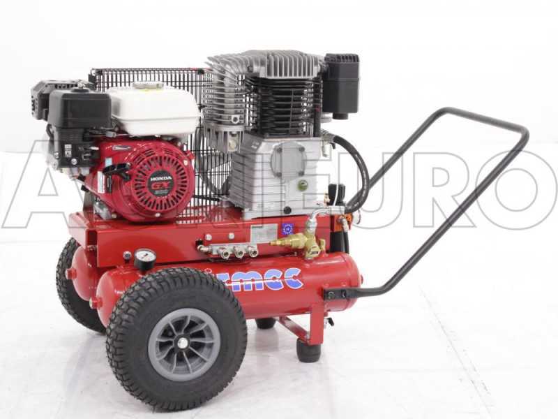 Motocompresseur Airmec TEB22-680 K25-HO (680 L/min) moteur Honda GX 200, compresseur