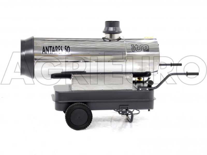 Chauffage mobile atelier fuel 48.5kw a combustion indirecte