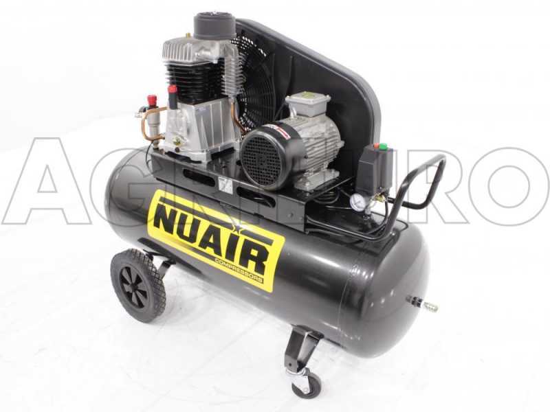 Nuair NB/5,5CT/270 - Compresseur d'air &eacute;lectrique triphas&eacute; &agrave; courroie - moteur 5.5 CV - 270 L