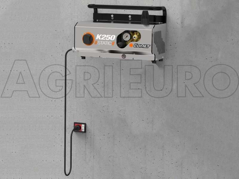 Nettoyeur haute pression &agrave; eau froide mural Comet K250 Static 10/150 M, &eacute;lectrique