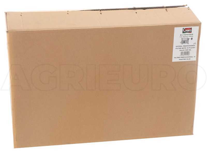 Grifo Professional FCP10-Olio - Filtre pour huile - &agrave; cartons et 10 plaques  - pompe INOX Liverani