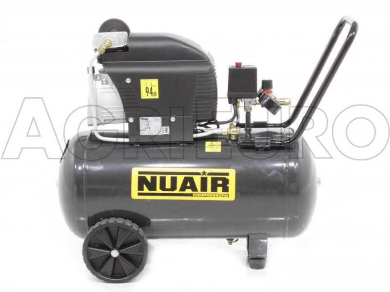 Nuair FC2/50 S - Compresseur &eacute;lectrique sur chariot - moteur 2 CV - 50 L - Air comprim&eacute;