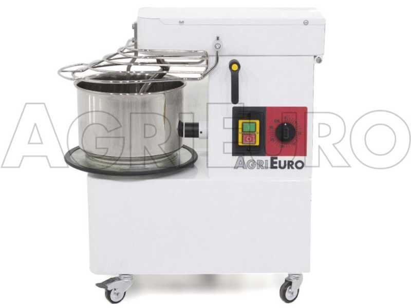 P&eacute;trin &agrave; spirale Mixer 500 S Deluxe &agrave; t&ecirc;te basculante - Capacit&eacute; cuve 5 Kg - 7 Litres