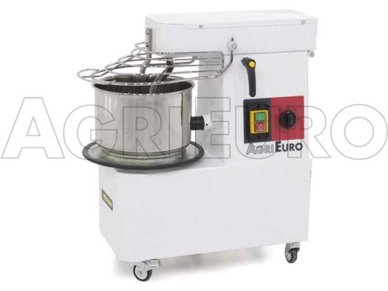 P&eacute;trin &agrave; spirale Mixer 500 S Deluxe &agrave; t&ecirc;te basculante - Capacit&eacute; cuve 5 Kg - 7 Litres