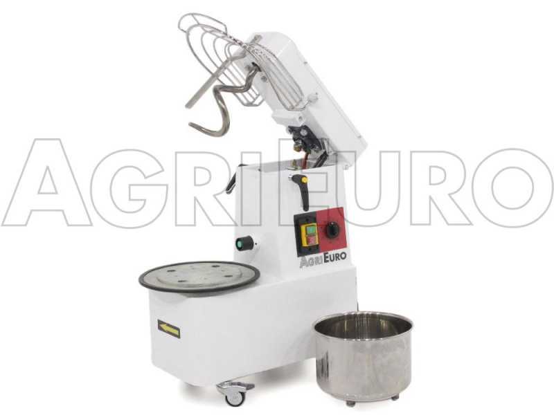 P&eacute;trin &agrave; spirale Mixer 500 S Deluxe &agrave; t&ecirc;te basculante - Capacit&eacute; cuve 5 Kg - 7 Litres