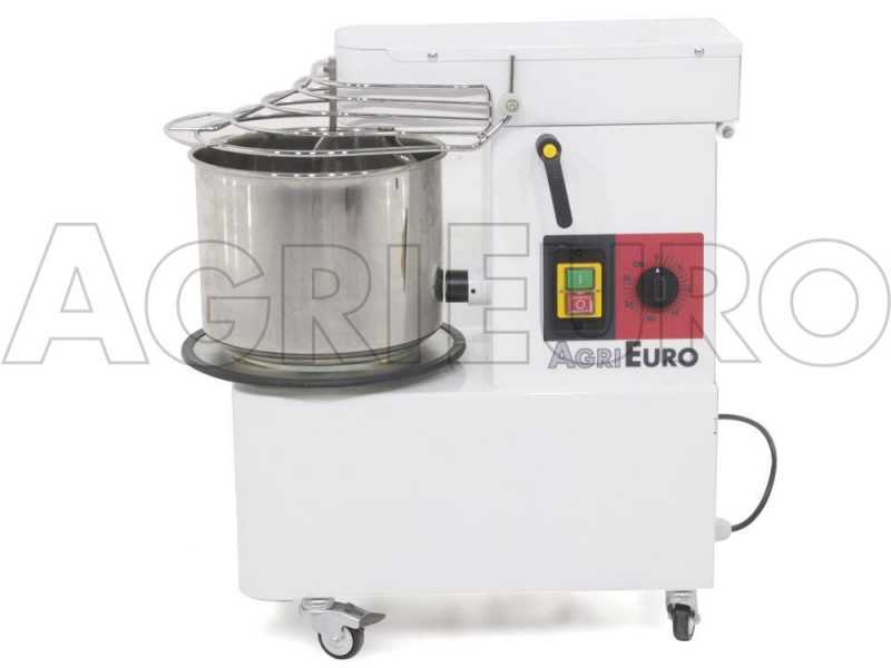 P&eacute;trin &agrave; spirale Mixer 1000 S Deluxe &agrave; t&ecirc;te basculante - Capacit&eacute; cuve 8 Kg - 10 L