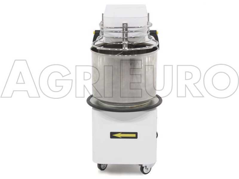 P&eacute;trin &agrave; spirale Mixer 1000 S Deluxe &agrave; t&ecirc;te basculante - Capacit&eacute; cuve 8 Kg - 10 L