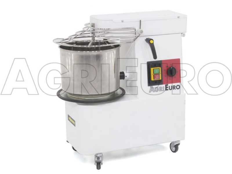 P&eacute;trin &agrave; spirale Mixer 1000 S Deluxe &agrave; t&ecirc;te basculante - Capacit&eacute; cuve 8 Kg - 10 L