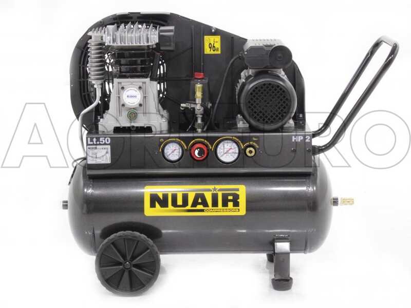 Nuair B 2800B/2M/50 TECH - Compresseur &eacute;lectrique monophas&eacute; &agrave; courroie - Moteur 2 CV - 50 L