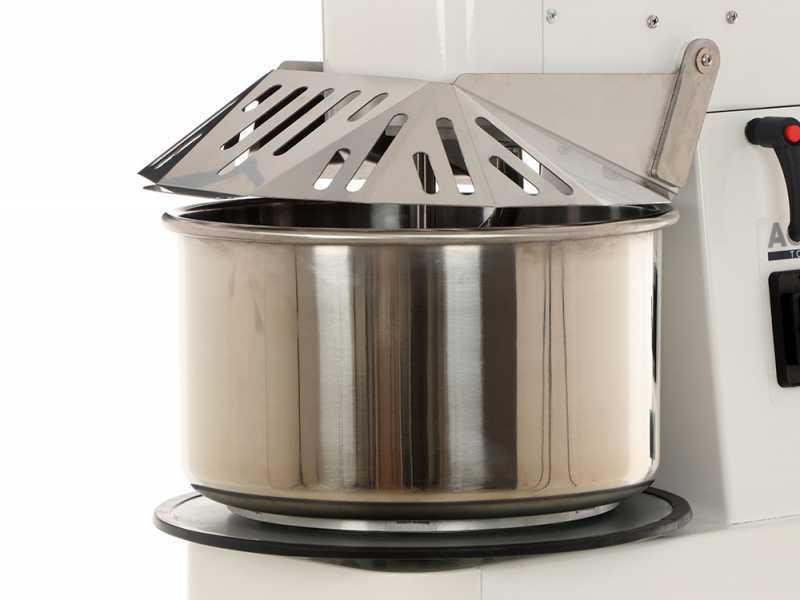 P&eacute;trin &agrave; spirale triphas&eacute; Mixer 3000 T-2G Deluxe 2 vitesses - cuve 32 litres - 25 Kg