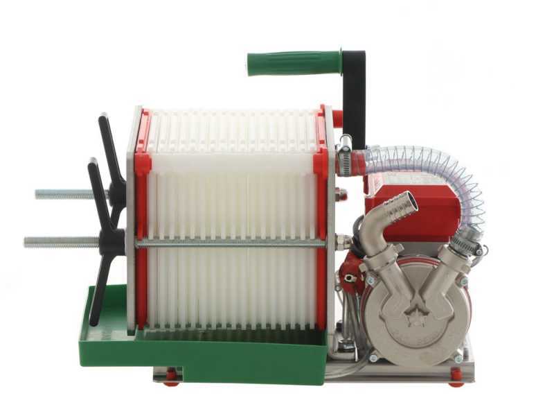 Filtre à Plaques Colombo Inox 18" - Filtration Pour Vin, Bière, Liquides Alimentaires - Débit 550-800 L/h