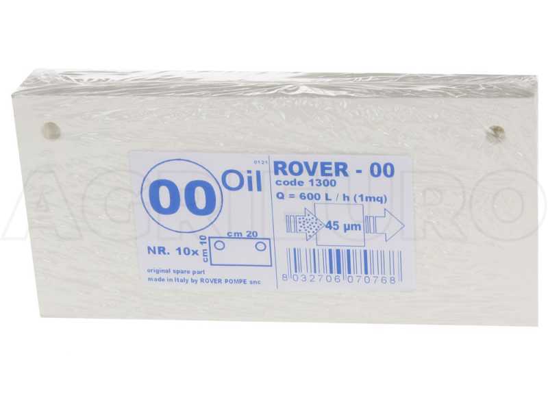 Type 00 - Nr. 10 cartons filtrants Rover pour pompes avec filtre Pulcino -