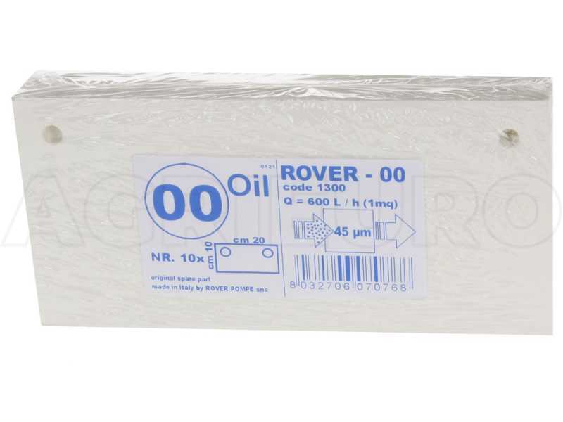 Type 00 - Nr. 10 cartons filtrants Rover pour pompes avec filtre Pulcino -