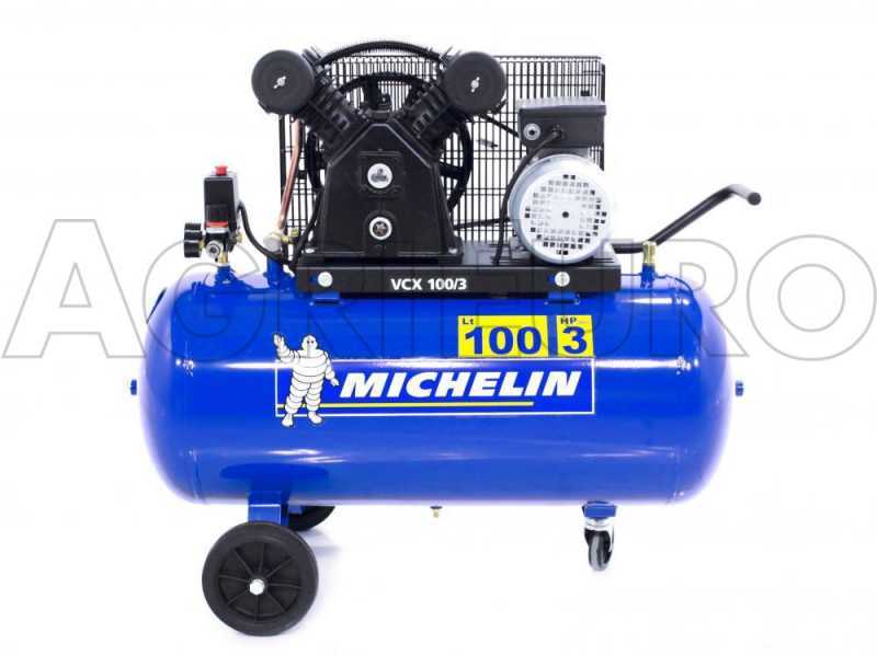 Michelin VCX 100-3 - Compresseur &eacute;lectrique &agrave; courroie moteur 3 CV - 100 L