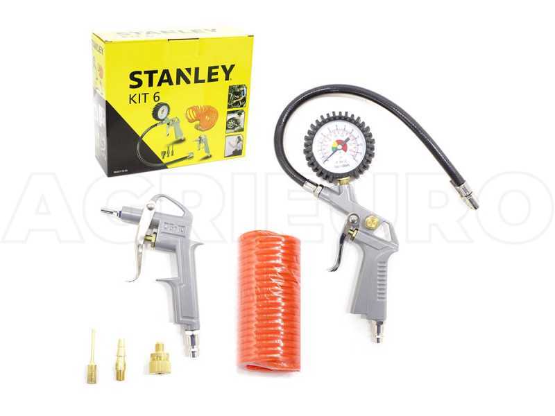 kit Accessoires pneumatiques Stanley 6 pièces en Promotion