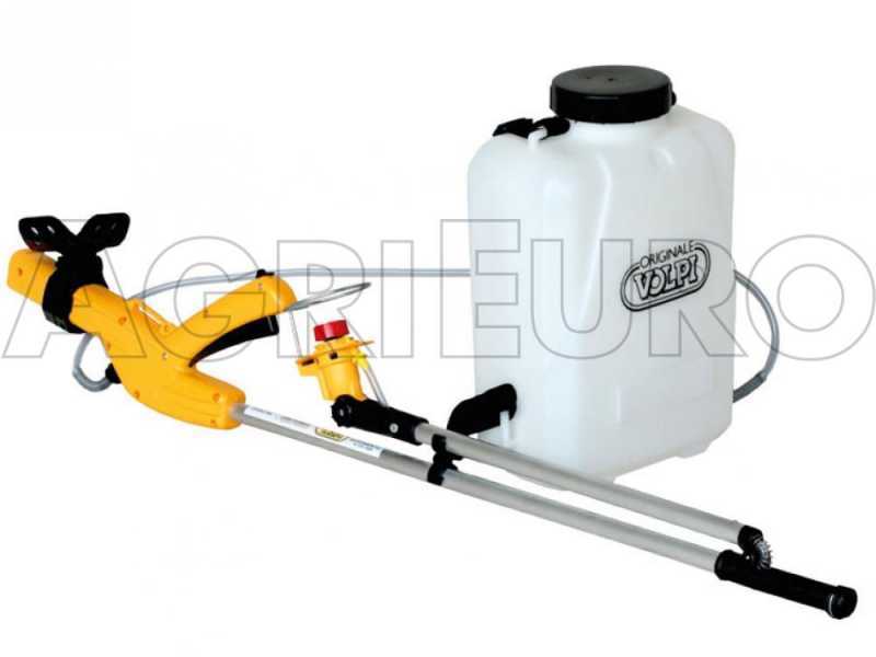 Microniseur &eacute;lectrique &agrave; batterie Volpi Jolly avec r&eacute;servoir 10L - Pour d&eacute;sherbage dilu&eacute; diffus