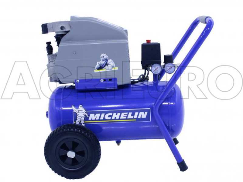 Michelin MCX 24 - Compresseur &eacute;lectrique sur chariot - Moteur 2 CV - 24 L - Air comprim&eacute;
