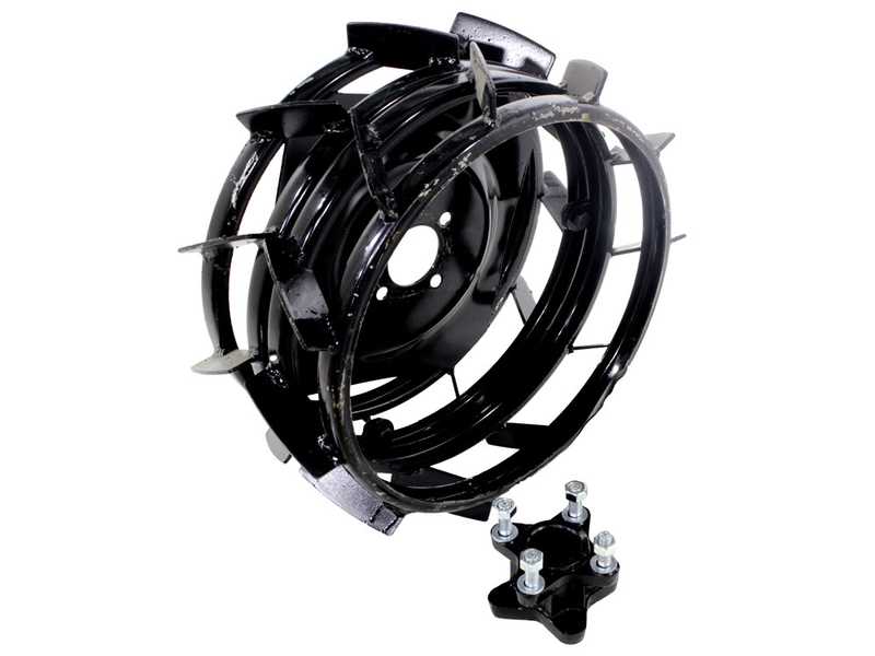 Paire de roues fer doubles 510x10+10