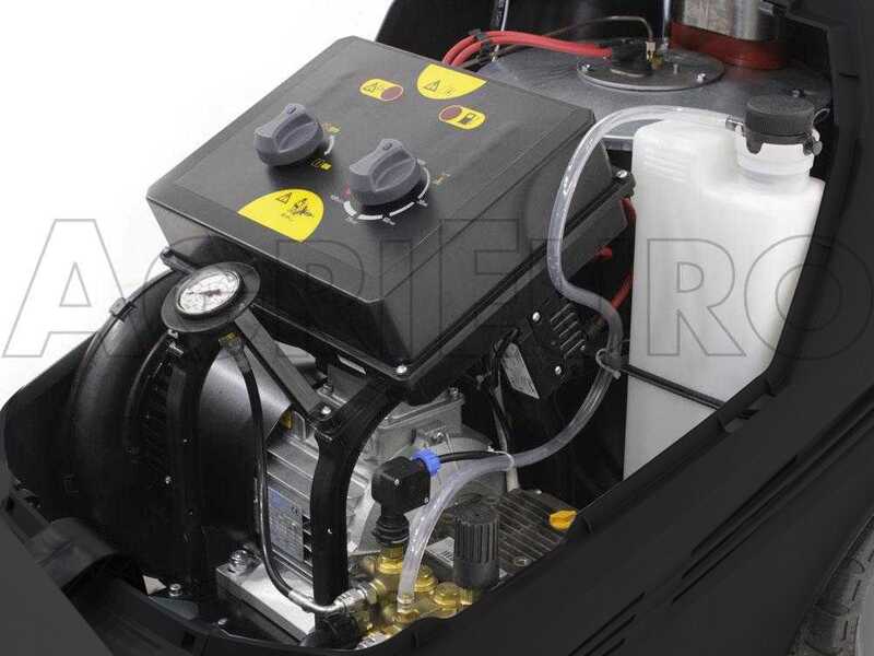 Nettoyeur haute pression eau chaude triphas&eacute; Comet KP PRO CLASSIC 5.12 12/200 T - Pompe en laiton