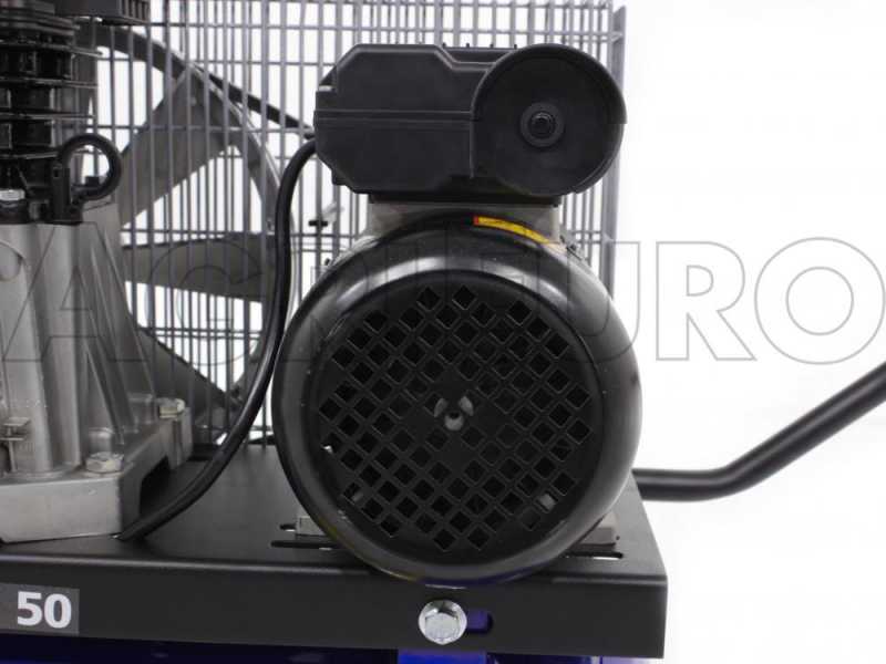 Compresseur &eacute;lectrique &agrave; courroie Michelin MB 50 MC moteur 2 HP - 50 L