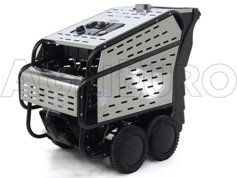 ITM - HOT STEEL 150/15 - Nettoyeur professionnel haute pression &agrave; eau chaude - triphas&eacute; - 150 bar - 900 l/h - INOX