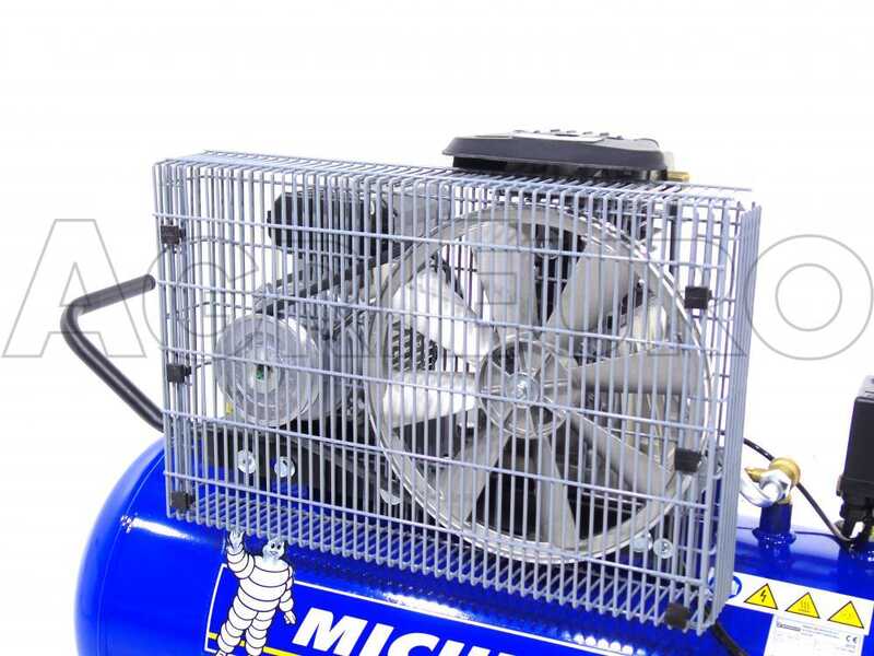 Michelin MB 100 B - Compresseur d'air &eacute;lectrique &agrave; courroie - Moteur 2 CV - 100 L