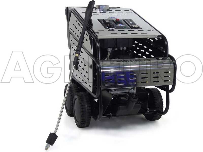 ITM - HOT STEEL 200/15 - Nettoyeur professionnel haute pression &agrave; eau chaude - triphas&eacute; - 200 bar - 900 l/h - INOX