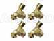 Kit 4 pi&egrave;ces - Valves anti-gouttes pour jets de pulv&eacute;risation - Raccord 3/8 MG - 3/8 GF
