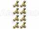 Kit 8 pi&egrave;ces - Valves anti-gouttes pour jets de pulv&eacute;risation - Raccord 3/8 MG - 3/8 GF