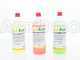 Kit 3 D&eacute;tergents professionnels pour nettoyeur haute pression - sp&eacute;cifique pour le nettoyage des ext&eacute;rieurs - 3 flacons d'1 litre