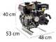 Comet APS41 - Motopompe de pulv&eacute;risation thermique - moteur essence Loncin G200F