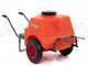 Groupe motopompe de pulv&eacute;risation Comet MP 30 Loncin G200F sur chariot Dal Degan avec r&eacute;servoir 150 l