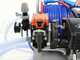 Groupe motopompe de pulv&eacute;risation Comet MP 30 Loncin G200F sur chariot Dal Degan avec r&eacute;servoir 150 l