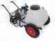 Groupe motopompe de pulv&eacute;risation Comet MC 25 - moteur monophas&eacute; sur chariot avec cuve 80l