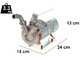 Rover Marina Mini Novax 20 - Pompe &eacute;lectrique de transfert en alliage anticorrosion - 24 V