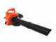 Ama AG4-BLV - Souffleur aspirateur thermique 3 en 1 - Moteur 4 temps