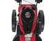 D&eacute;broussailleuse manuelle &agrave; roues GeoTech DG 58 F - moteur &agrave; essence Loncin 196 cm3 - faucheuse