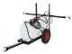 GeoTech CZ100D - Cuve de pulv&eacute;risation pour tracteur tondeuse - Pompe 12V - 100L