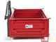Benne 3 points pour tracteur GeoTech TRP 180 - Basculante - 3 ridelles amovibles