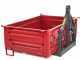 Benne 3 points pour tracteur GeoTech TRP 160 - Basculante - 3 ridelles ouvrables