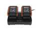 Worx WG779E - Tondeuse &agrave; gazon &agrave; batterie - 2x20V/2,5Ah - Coupe 34 cm