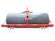 Rouleau compacteur agricole &agrave; tracteur GeoTech LR150, barre d'attelage + attache 3 points