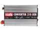Telwin Converter 310 - Convertisseur &agrave; onduleur USB de courant de 12V CC &agrave; 230V CA - 2 ports USB - 300w